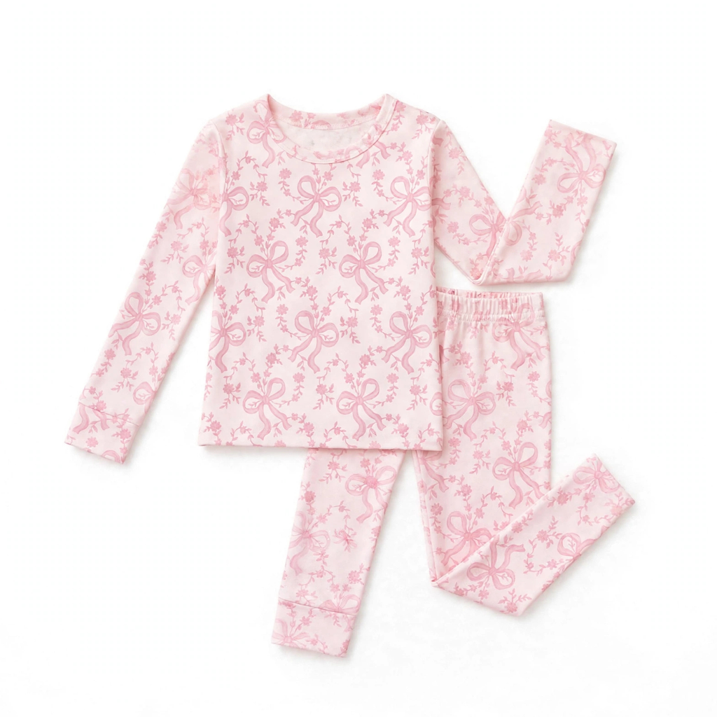 Pajama Set // Ballerina Bows