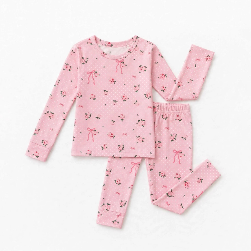 Pajama Set // Ballet Rose Garden