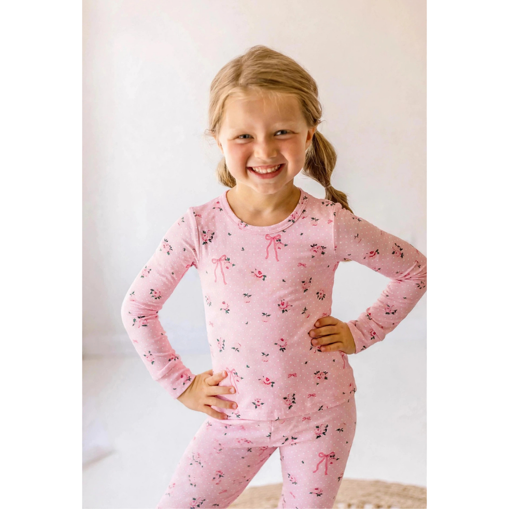 Pajama Set // Ballet Rose Garden