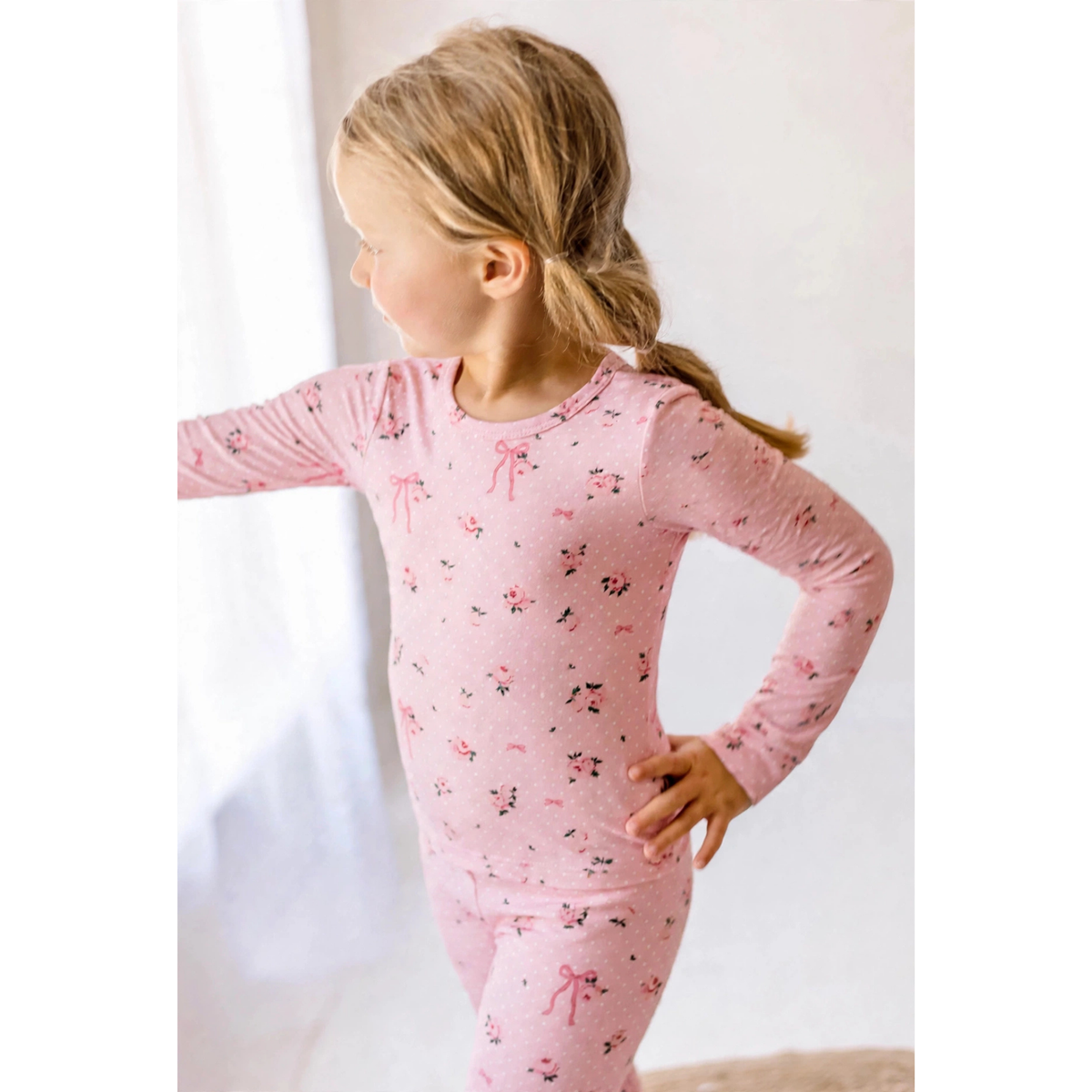 Pajama Set // Ballet Rose Garden