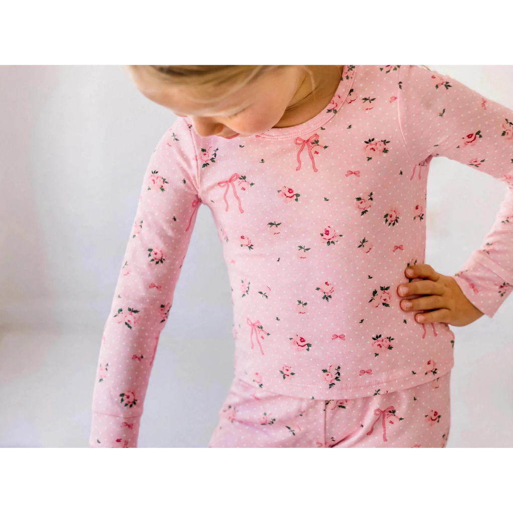 Pajama Set // Ballet Rose Garden