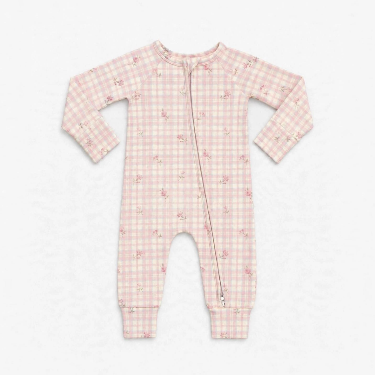 Zipper Romper // Rosie Gingham